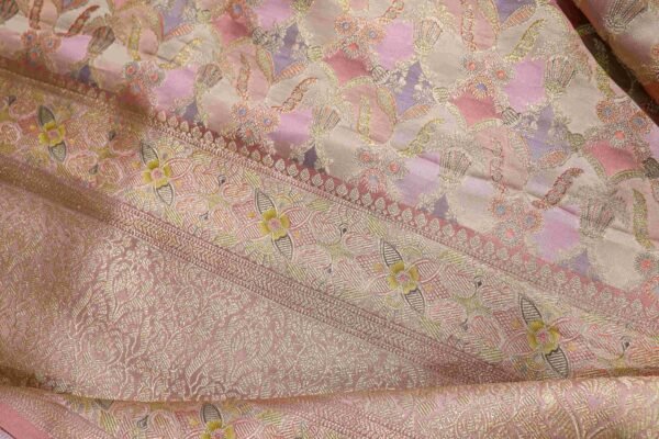 Pink Banarasi Katan - Image 4