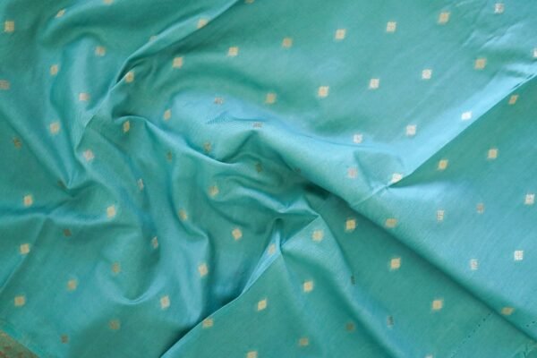 Blue Chiffon Georgette In Mango Design - Image 2