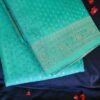 Blue Georgette Saree - Image 2