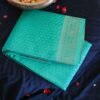 Blue Georgette Saree