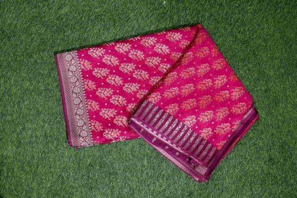 Pink Banarasi Katan - Image 2