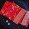 Red Georgette Saree