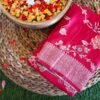 Red Georgette Saree - Image 3
