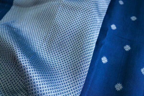 Teal Blue Tassar Silk - Image 2
